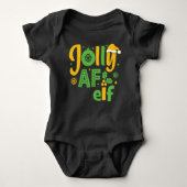 Jolly AF Elf Romper (Voorkant)