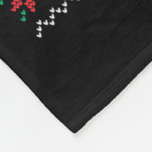 Jolly Af Funny Christmas Fleece Deken (Hoek)