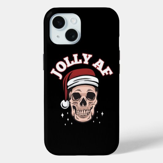 JOLLY AF grappige kerst Case-Mate iPhone Case (Achterkant)