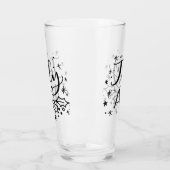 Jolly AF | Kerstavond Drink Humor Glas (Links)