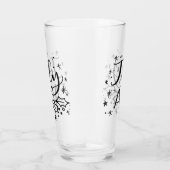 Jolly AF | Kerstavond Drink Humor Glas (Rechts)