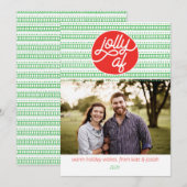 Jolly AF-vakantiefotokaart Feestdagenkaart (Voorkant / Achterkant)