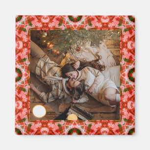 Jolly and Festive kerstfoto Afbeelding Lijst Magneet