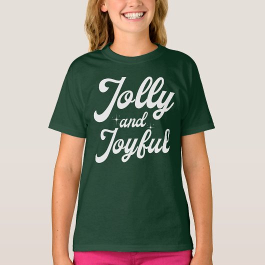 Jolly and Joyful T-shirt (Voorkant)