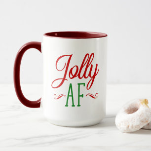 Jolly As F*** Grappige Kerst Geest Geschenk Mok