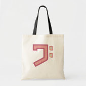 jolly bass clef tote bag (Voorkant)