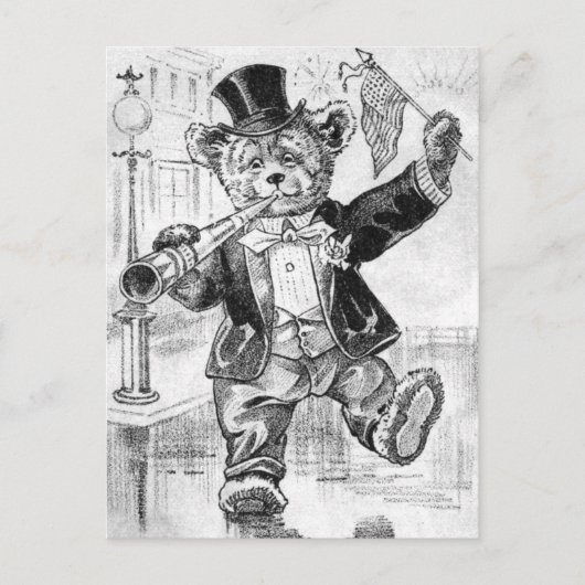 Jolly Beer Jerry - Letter J -  teddybeer Briefkaart (Voorkant)