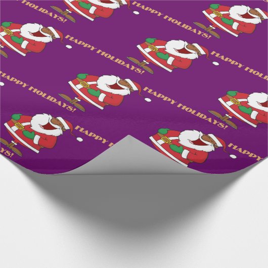 Jolly Black Saint Nicholas 2 Cadeaupapier (Hoek)