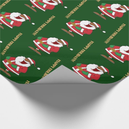 Jolly Black Saint Nicholas 2 Cadeaupapier (Hoek)