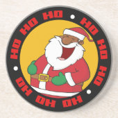 Jolly Black Saint Nicholas 2 Zandsteen Onderzetter (Voorkant)