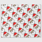 Jolly Black Santa Cadeaupapier (Vlak)