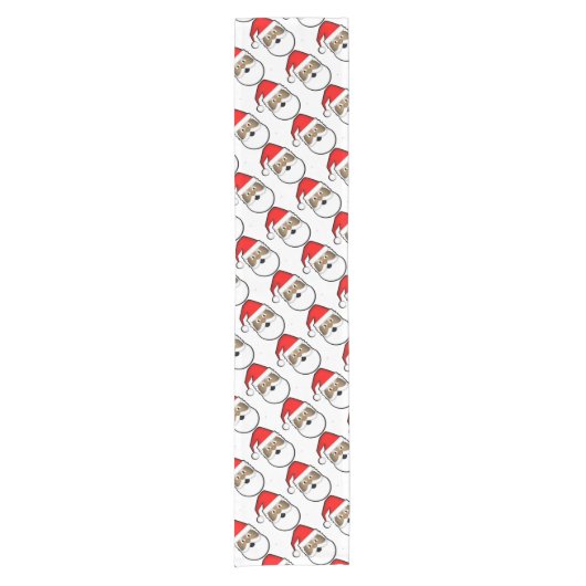 Jolly Black Santa Korte Tafelloper (Voorkant)