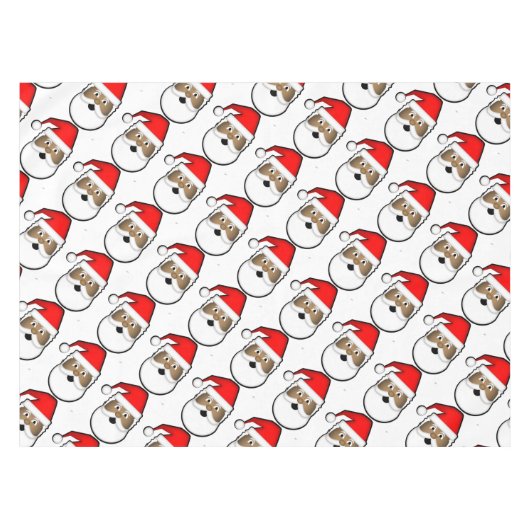 Jolly Black Santa Tafelkleed (Voorkant (Horizontaal))