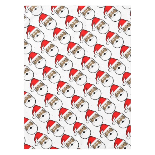 Jolly Black Santa Tafelkleed (Voorkant)