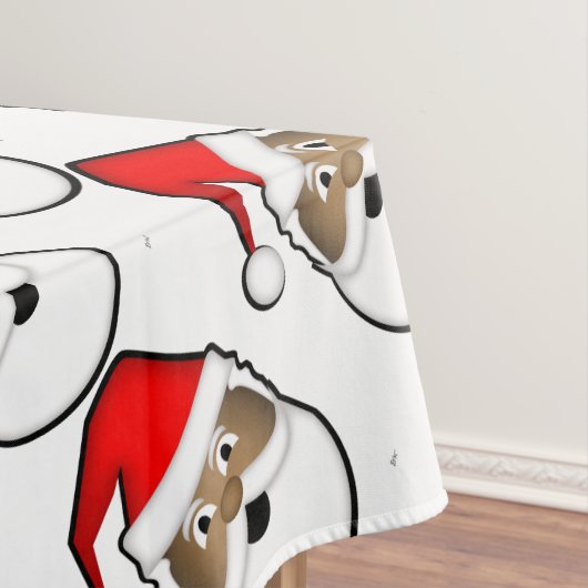 Jolly Black Santa Tafelkleed (Voorbeeld)