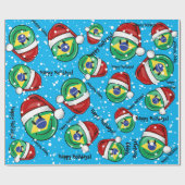 Jolly Braziliaanse kerststijl Cadeaupapier (Vlak)