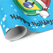 Jolly Braziliaanse kerststijl Cadeaupapier (Rol Hoek)