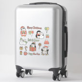 Jolly & Bright! Classic Christmas Character Sticke Sticker (Koffer)