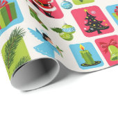 Jolly & Bright: Kerstman & Vrienden Cadeaupapier (Rol Hoek)