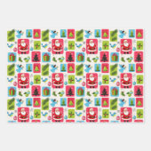 Jolly & Bright: Santa & Friends Inpakpapier Vel (Voorkant 3)