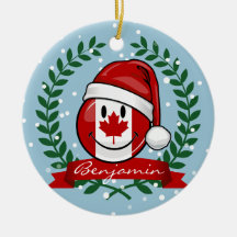 Jolly Canadian Flag KerstStyle