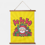 Jolly Cartoon Santa Christmas-67748 Hangend Wandkleed (Voorkant)