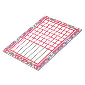 Jolly Cheerful Kerstweek Herinneringspanner Notitieblok (Schuin)