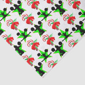 JOLLY CHEERLEADER KERSTONTWERP TISSUEPAPIER (Detail)