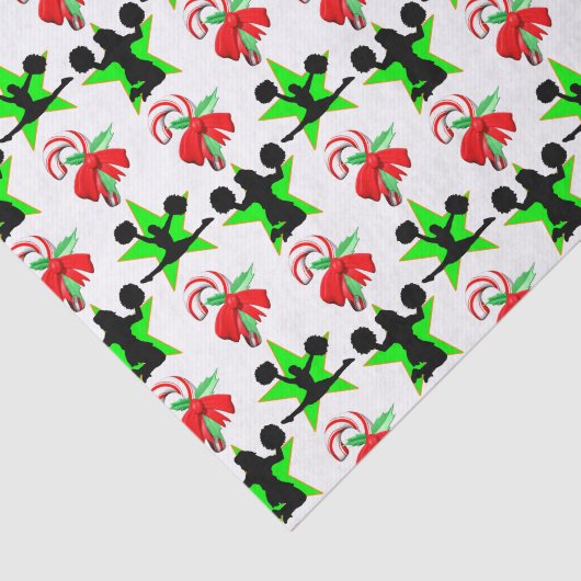 JOLLY CHEERLEADER KERSTONTWERP TISSUEPAPIER (Detail)