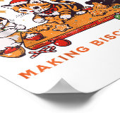 Jolly Christmas Biscuits Bakery Baking Crew Xmas C Poster (Hoek)