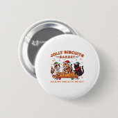 Jolly Christmas Biscuits Bakery Baking Crew Xmas C Ronde Button 5,7 Cm (Voorkant /achterkant)