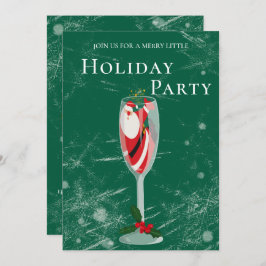 Jolly Christmas Cheers Santa champagne Vakantie Kaart