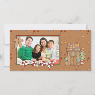 Jolly Christmas - Gingerbread House Feestdagenkaart