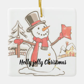 Jolly Christmas  Keramisch Ornament