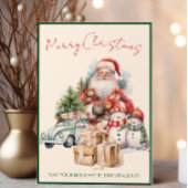 Jolly Christmas Magic Greeting Card | Holiday Card Kaart