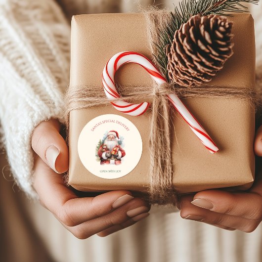 Jolly Christmas Magic Sticker | Holiday Label