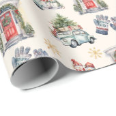 Jolly Christmas Magic Wrapping Paper | Gift Wrap Cadeaupapier (Rol Hoek)