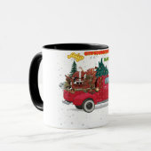 Jolly Christmas Overloaded Truck Mok (Voorkant links)