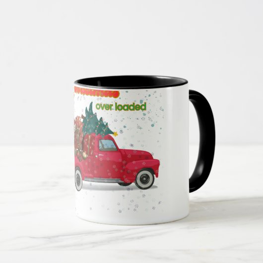 Jolly Christmas Overloaded Truck Mok (Voorkant rechts)