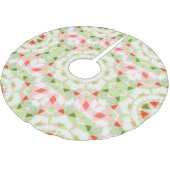 Jolly Christmas Rood Groen Roze Merry Star Patroon Kerstboom Rok (Gekanteld)