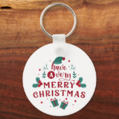 Jolly Christmas-Sleutelhanger Sleutelhanger (Voorkant)