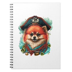 Jolly Corgis in het blauw Notitieboek