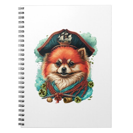 Jolly Corgis in het blauw Notitieboek (Voorkant)