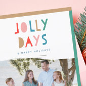 Jolly Days Holiday-fotokaarten Kaart