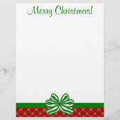 Jolly Diamonds Kerstmis Letterhead (Voorkant)