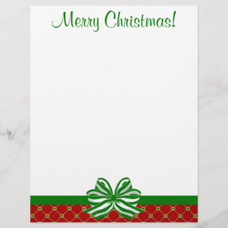 Jolly Diamonds Kerstmis Letterhead