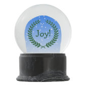 Jolly Dominicaanse Republiek Vlag Kerstmis Sneeuwbol (Achterkant)