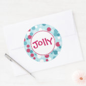 Jolly Dot Kerst stickers (Envelop)
