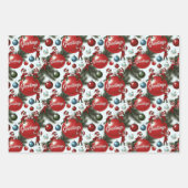 Jolly Elf Jamboree Inpakpapier Vel (Voorkant)