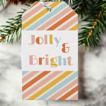 Jolly en Bright Stripe van en naar Kerstmis